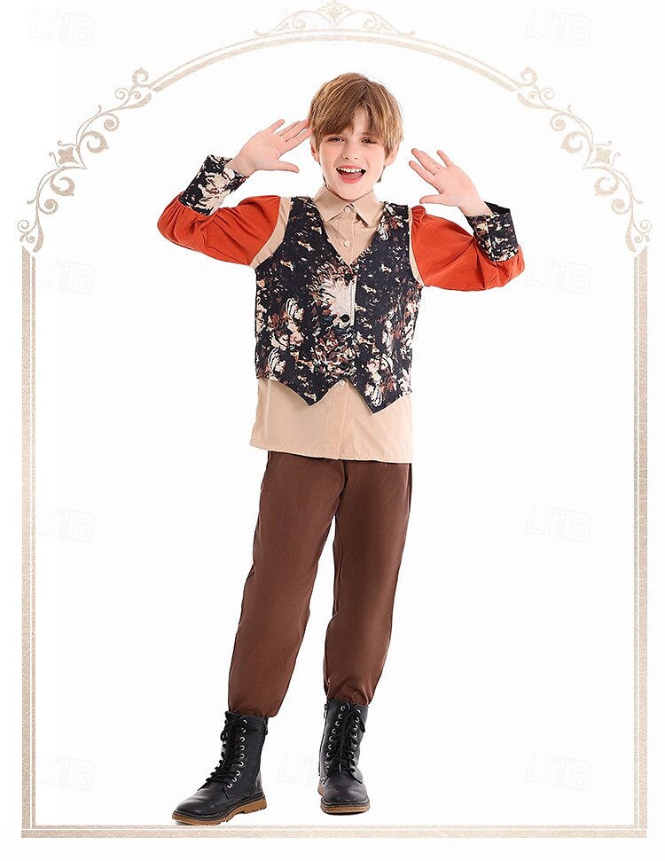 Saga Bypojke Pionjär Cosplay-kostym Kläder Sagobokskaraktärer Cosplay Film-cosplay for Pojkar Barn Halloween Karnival Världsbokdagen Prestanda Pedagogisk klädsel Klädsel för skolevenemang 2025 - €41.99 –P1