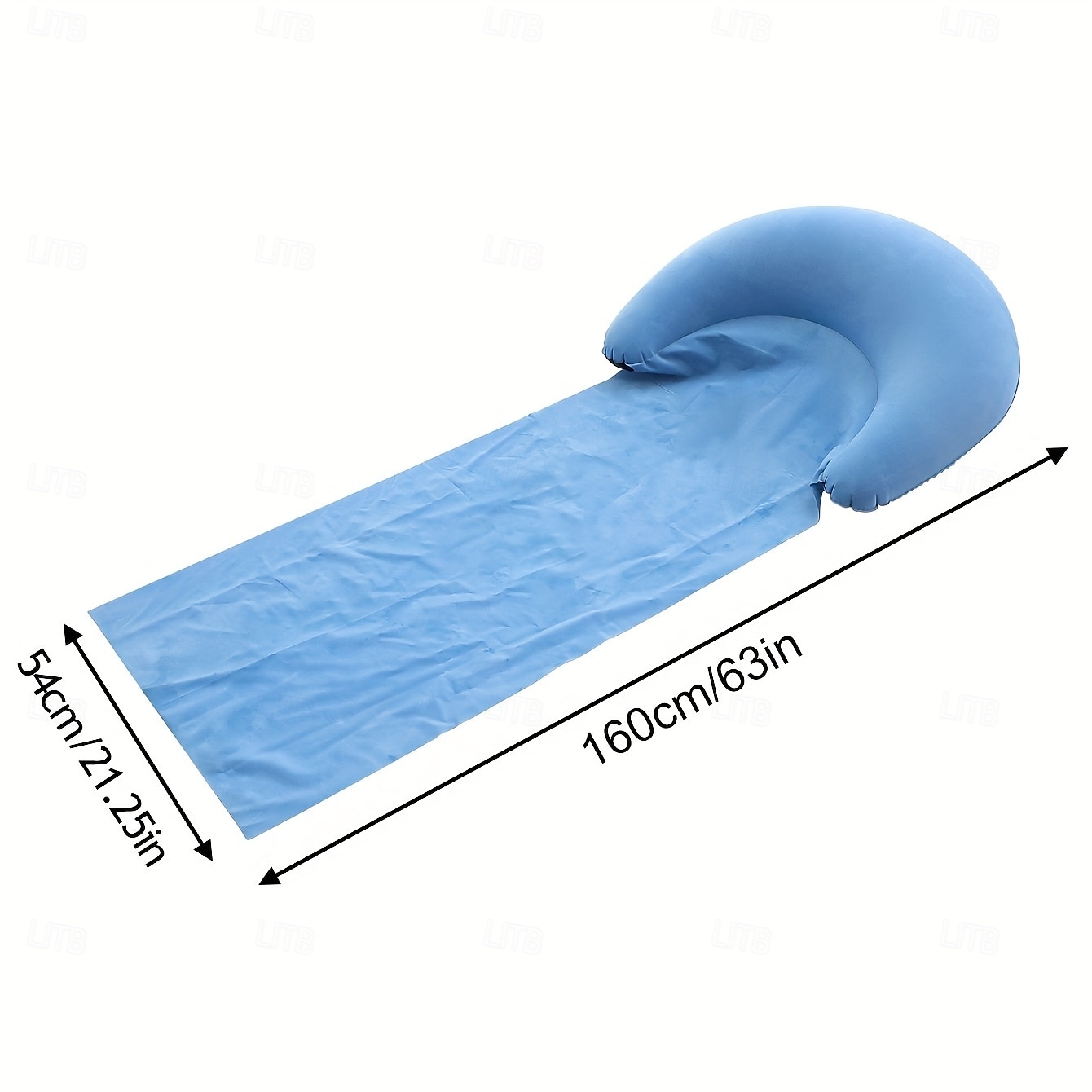 1pc Portable Inflatable Beach Mat - Durable PVC Foldable & Portable Ideal for Beach Parties & Outdoor Activities All-Season Use Machine Washable Beach Party Essentials  Modern Beach Mat 2025 - $37.99 –P8