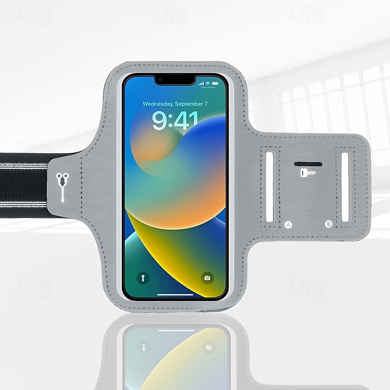 Чехол-браслет Беговая повязка Держатель для iPhone для Марафон Бег Спортивные сумки Сенсорный дисплей Защита от влаги Светоотражающая лента Tactel Муж. Жен. Сумка для бега 2025 - $10.49 –P3