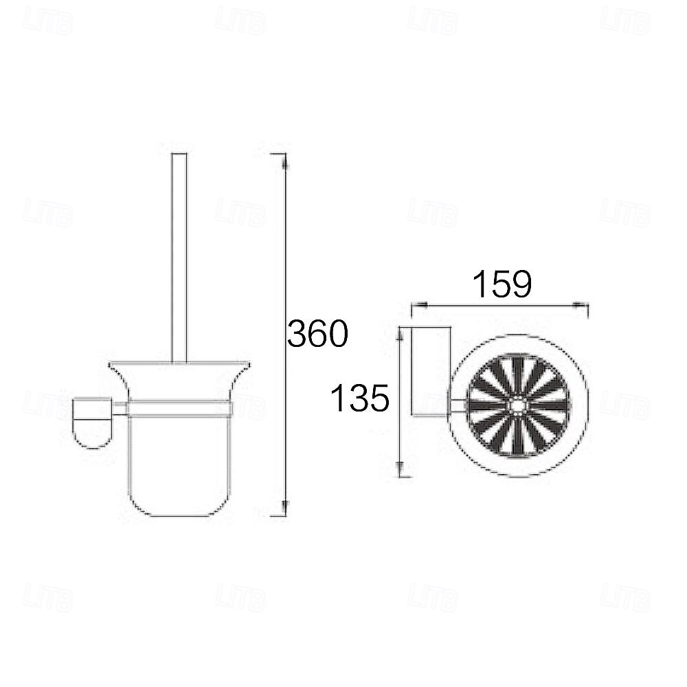 Toalettborsthållare Ny Design / Kreativ Nutida / Moderna Rostfritt stål / Zink Alloy / Metall 1st - Badrum Väggmonterad 2025 - $39.99 –P1