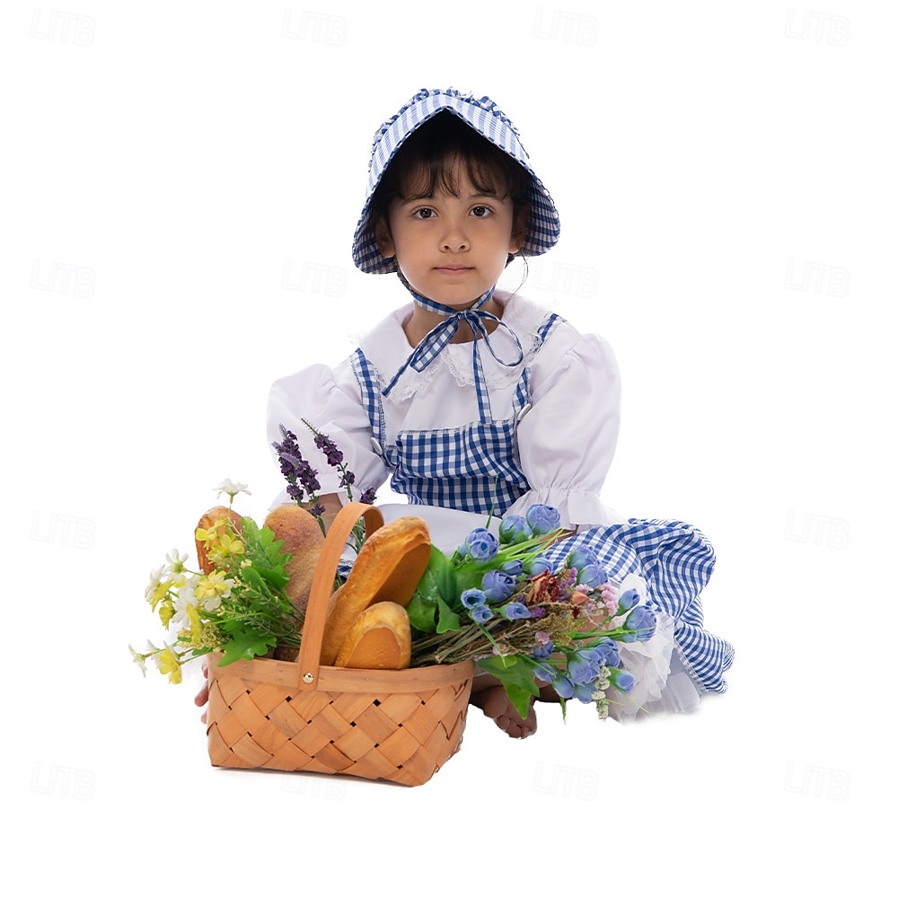 Čaroděj ze země Oz Pohádka Dorothy Šaty Kostým Postavy z pohádek Filmové kostýmy for Dívčí Dětské předvečer Všech svatých Karneval Světový den knihy Výkon Vzdělávací převlékání Oblékání na školní akci 2025 - $39.99 –P6