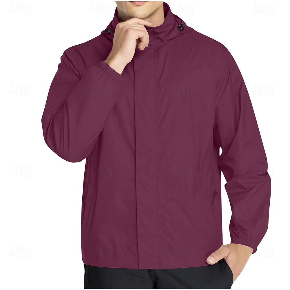Homens Casaco exterior Jaqueta casual Férias Diário Prova-de-Água A Prova de Vento Bolsos Outono Inverno Tecido Moda Clássico Com Capuz Padrão Verde Claro Vermelho Escuro Azul Marinha Azul cáqui de 2025 por $36.99 –P11