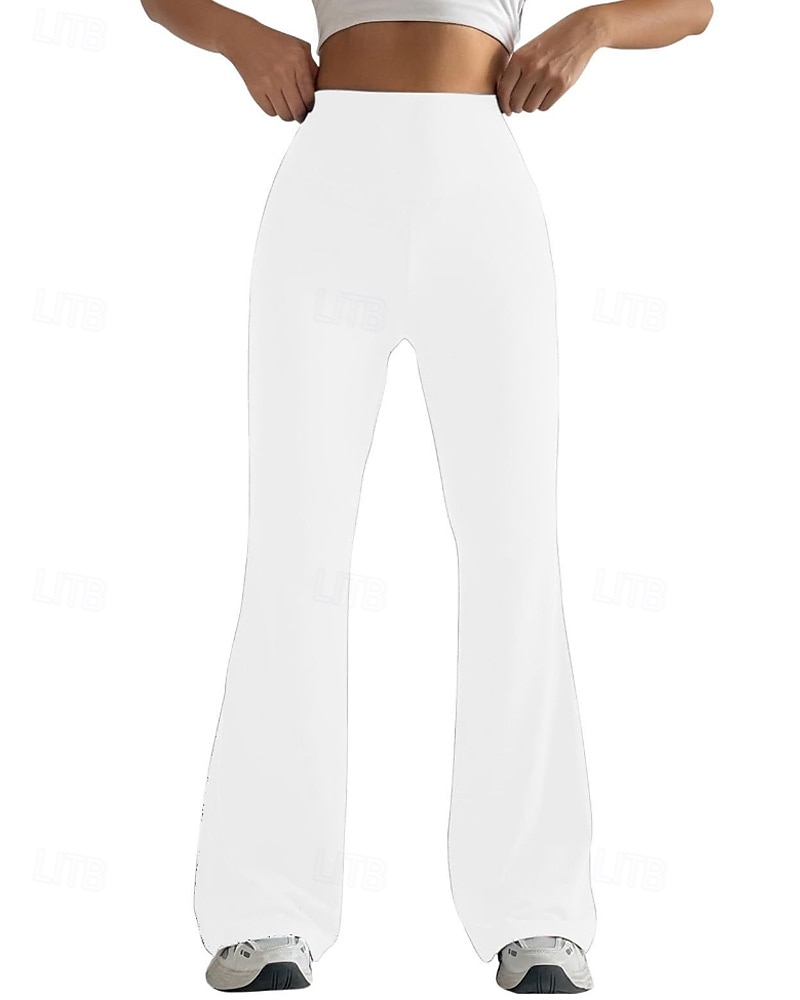 Per donna Gamba larga Pantaloni Eleganti Streetwear Casual Lunghezza intera Naturale Semplice Elastico in vita Confortevole Streetwear Ferie Abbigliamento quotidiano Magenta Grigio Nero Bianco Autunno del 2025 a $17.99 –P5