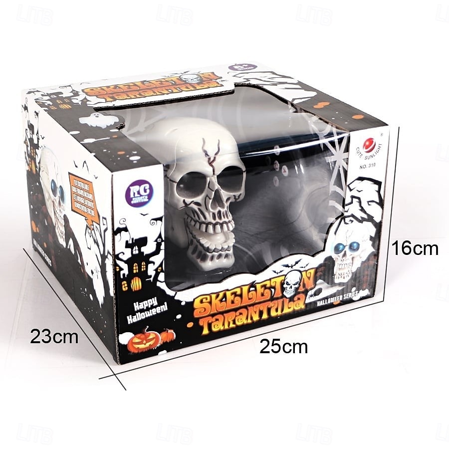 Halloween Skeleton Decor Remote Control Toy, Scary Prank Tarantula Spider with Skeleton Design, Creepy Crawling Electric RC Toy for Haunted House, Trick Props, Kids & Adults Party Favor 2025 - $37.99 –P18