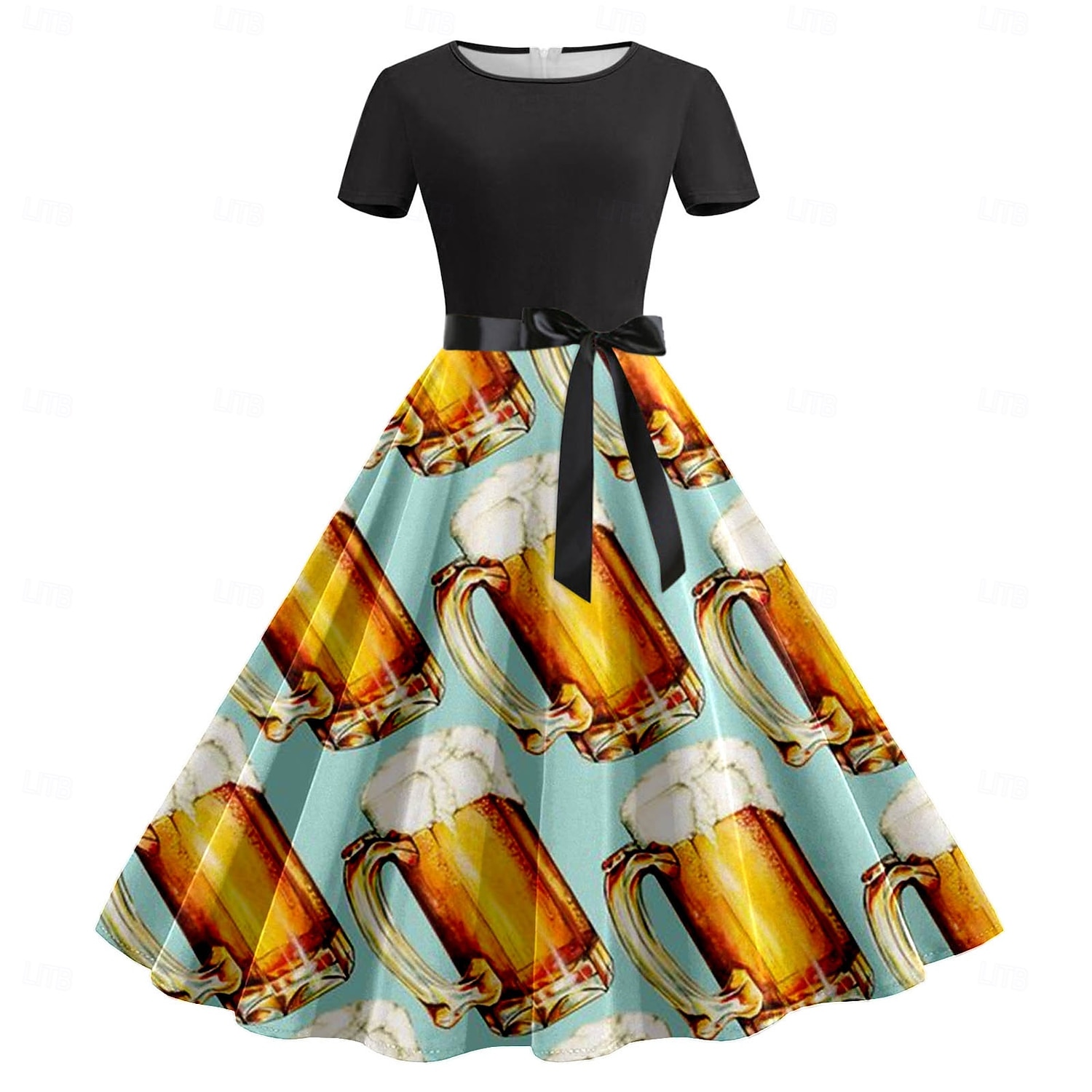 Vestidos Bávaro Munique Alemão Alpino Arte Gráfica para Mulheres Adulto Impressão 3D  para Carnaval Cerveja Oktoberfest Festa de 2026 por $30.99 –P6