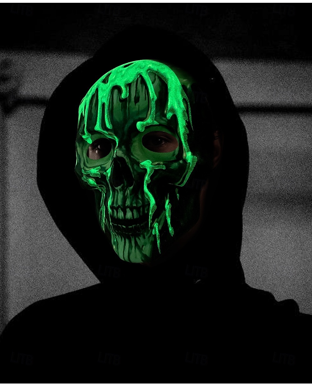 Teschio scheletro Halloween Maschera Horror Spaventoso Fosforescente casco integrale Adulti Per uomo Per donna Unisex Halloween Carnevale Performance Feste Costumi di Halloween facili Vestirsi del 2025 a $17.49 –P5