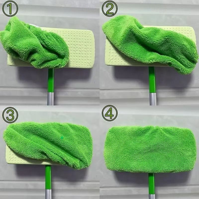 8pcs Washable Mop Replacement Pads for Flat Mops(Mop Not Included), Durable Reusable Mop Heads for Dry and Wet Use, Easy to Clean, Cleaning Supplies, Back to School Essentials 2025 - $11.99 –P6