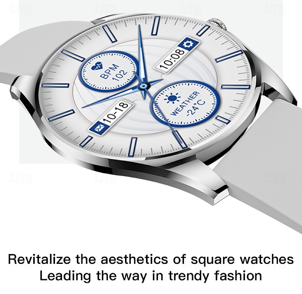 V36 Smartklokke 1.5 tommers Smart armbånd Smartwatch blåtann Skritteller Samtalepåminnelse Aktivitetsmonitor Kompatibel med Android iOS Dame Lang ventetid Vanntett Mediakontroll IP65 22mm Urkasse 2025 - $43.99 –P1