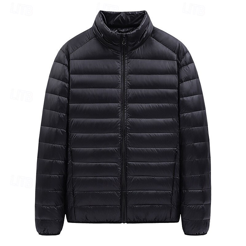 Hombre Chaqueta acolchada Chaqueta de Invierno Al aire libre Térmico Templado Trajes de senderismo Ropa de senderismo Invierno Camiseta Camping / Senderismo / Espeleología Viaje Negro Borgoña Azul 2025 - $45.99 –P1