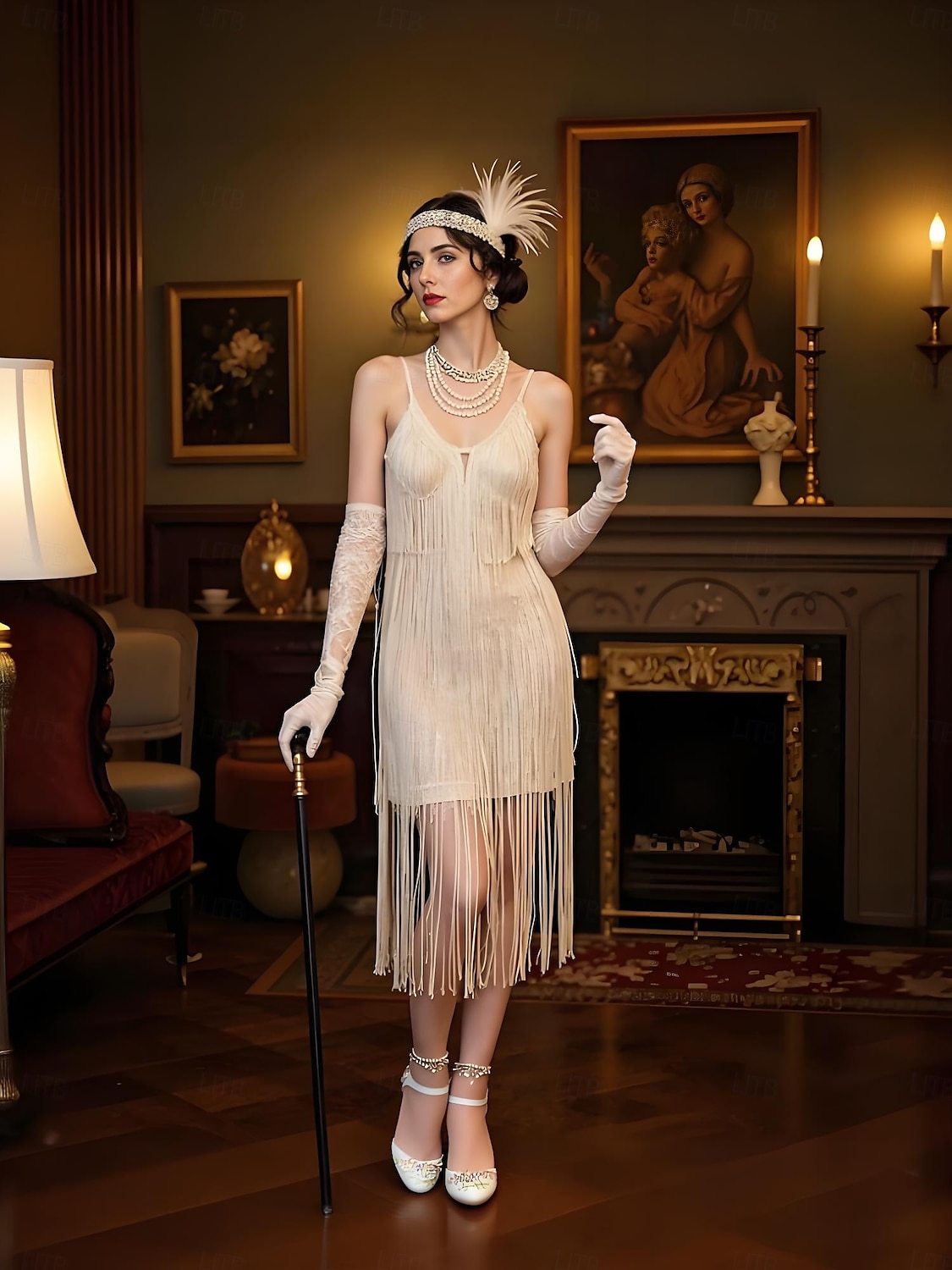 Dámské světle modré společenské boty na robustním podpatku s květinovými ozdobami z drahokamů - elegantní lodičky s páskem přes kotník ve vintage stylu, ideální na svatby, zahradní párty a středověkou 2025 - $84.99 –P1