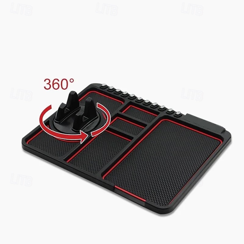 Support de téléphone multifonction antidérapant pour tableau de bord de voiture, tapis antidérapant pour intérieur de voiture, support de navigation GPS, organisateur de 2025 ? $9.99 –P5