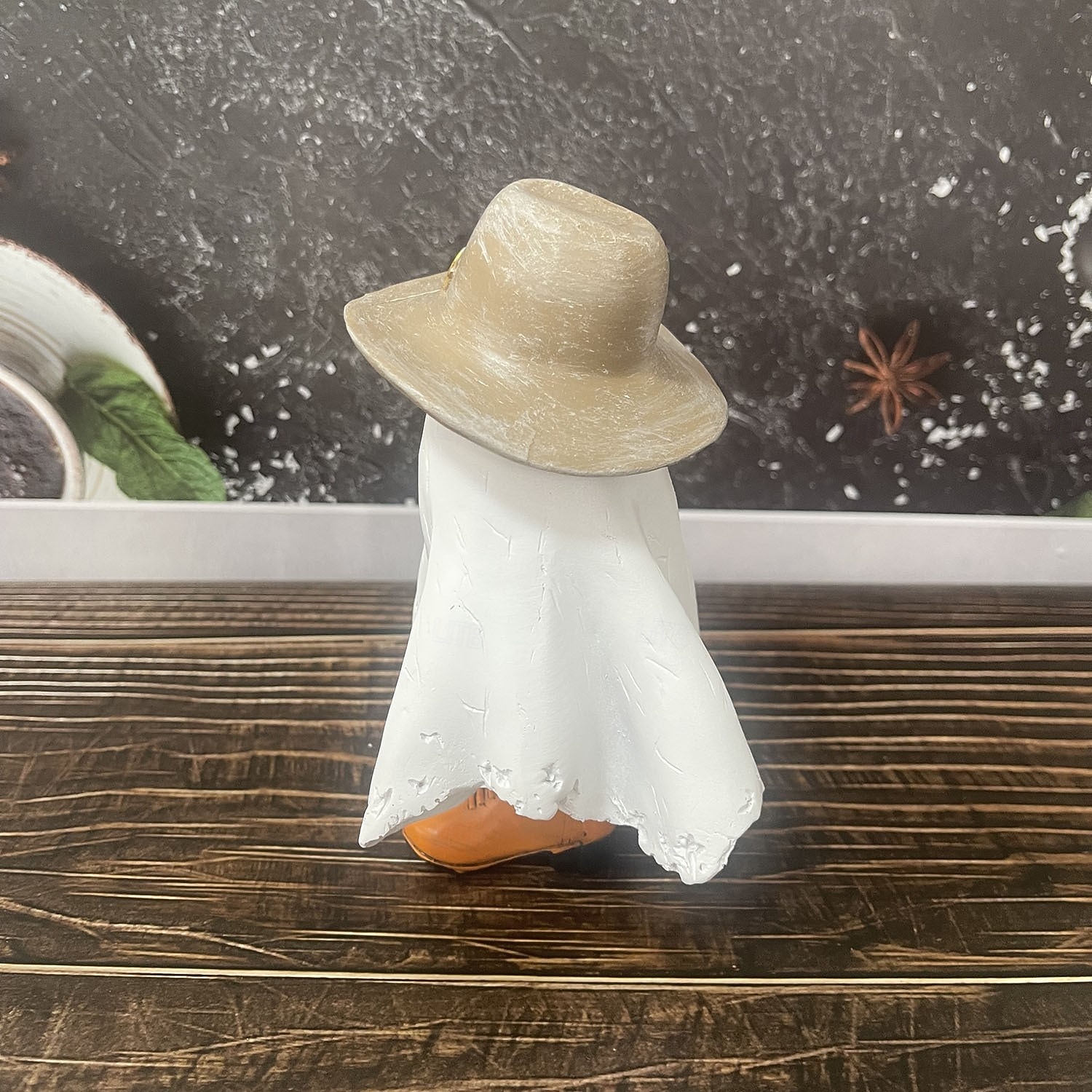 Halloween Cowboy Cute Ghost Decoration Resin Figurine, Spooky Resin Sculpture Decor, Small Desktop Statue for Home, Office, Party Decoration 2026 - $26.99 –P6