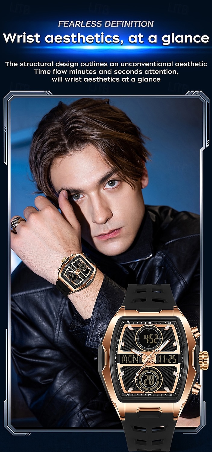 SANDA подарок для женщин и мужчин цифровые часы большой циферблат спортивные часы на открытом воздухе повседневные светящиеся часы-стоп будильник таймер силиконовые часы 2026 - $37.99 –P2