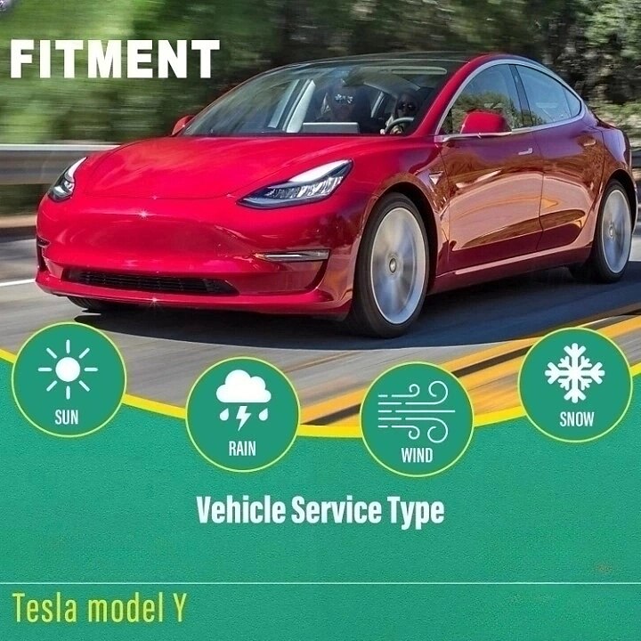 2025年 テスラ モデルY 2021-2024用交換用フロントガラスワイパーブレード プレミアム全天候型ワイパーブレード - OEM品質(1ペア)  コレクション – $15.99 –P1