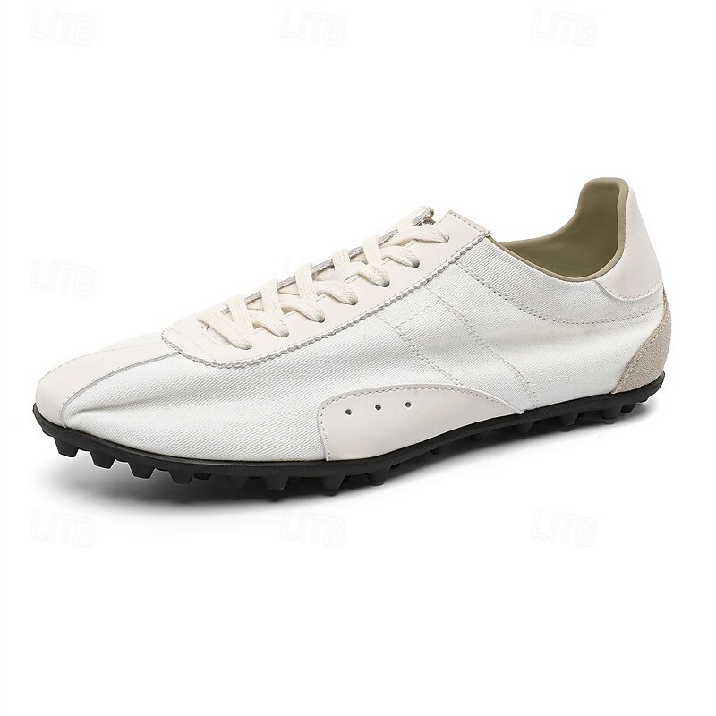 Herr retro gula och bruna sneakers med ventilerande ovandel och halkfri sula, sportinspirerade vardagsskor för pendling, resor och vardagsbruk 2025 - $54.99 –P1