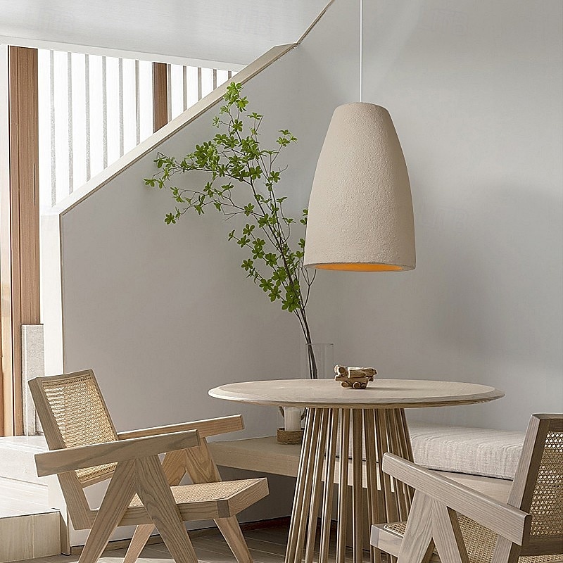 Lampa wisząca wabi sabi w stylu orientalnym, wysokość 51 cm, ciepłe białe światło, e26 e27, regulowany łańcuszek 2025 - $229.99 –P2