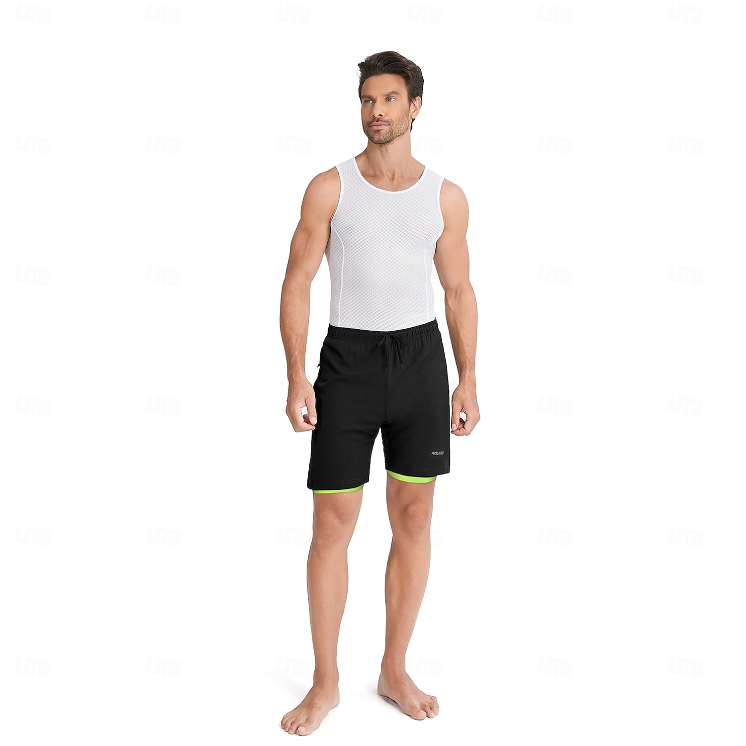 Arsuxeo Per uomo Tinta unica Pantaloni da ciclismo Pantaloncini MTB Pantaloncini da ciclismo Bicicletta Shorts larghi Pantaloncini imbottiti / Fondello Vestibilità aderente Mountain Bike MTB Ciclismo del 2026 a $40.99 –P18