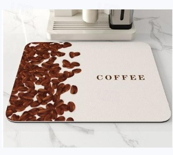 Superabsorberende afdruipmat voor de keuken, bekermat, droogt snel, antislip, gemakkelijk schoon te maken, beschermt het aanrechtblad tegen water, hitte en morsen. 2026 - $11.99 –P14