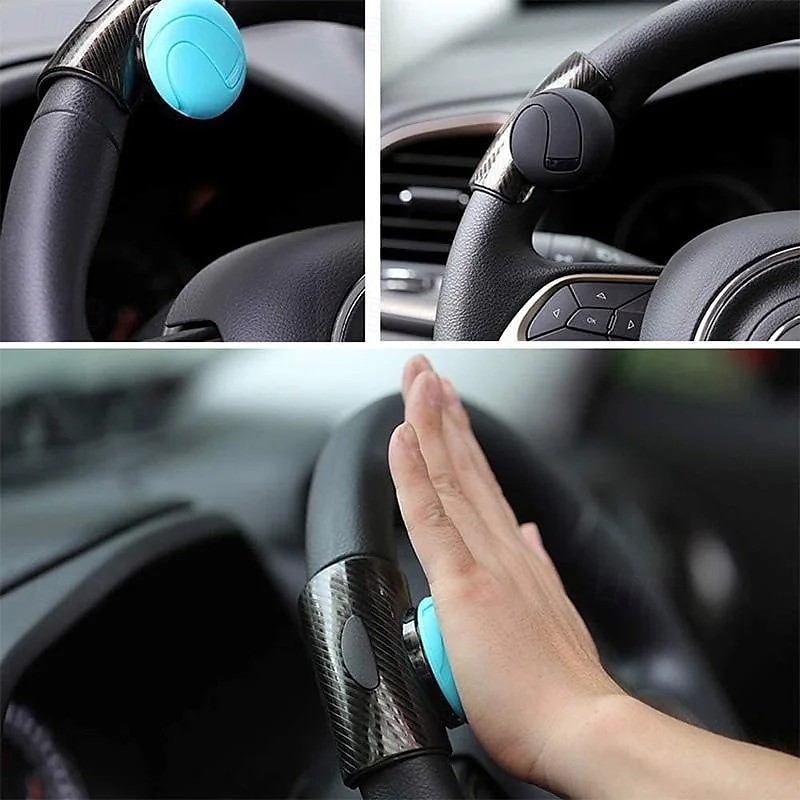 Bouton de rehausseur de volant universel, poignée de direction assistée pour voiture, roulement à billes, poignée d'assistance, contrôle de rotation facile pour tous les véhicules, camions, SUV de 2025 ? $12.99 –P8