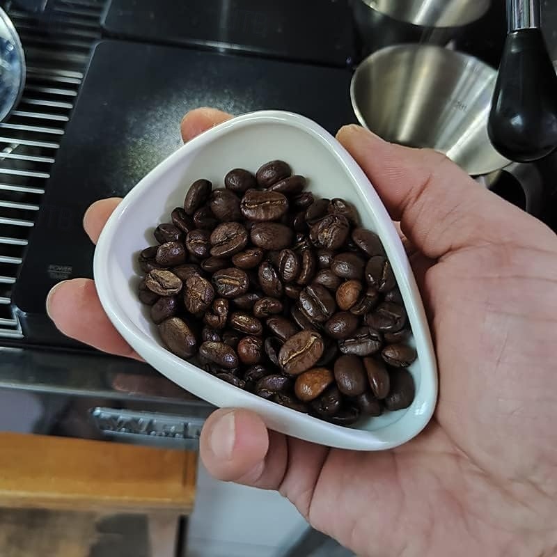 Conjunto de descanso de colher de café de cerâmica e colher de aço inoxidável - pequeno suporte de colher de chá, descanso para agitadores de café para bar, acessórios de cozinha, ótimo presente de 2026 por $12.99 –P4