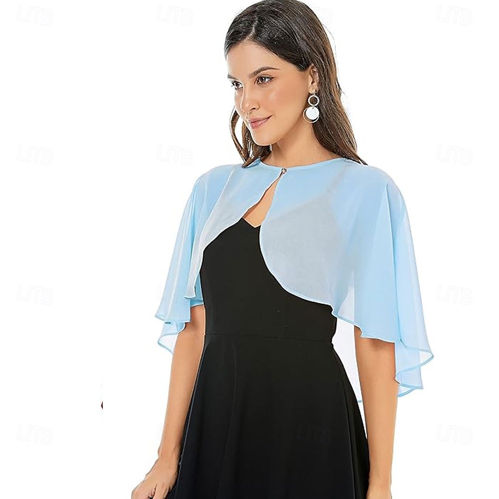 Shawl and Wraps for Evening Dress Chiffon Shawls Wedding Shrug Guest Bridesmaid Cape Scarves for Womens 2025 - $14.99 –P13