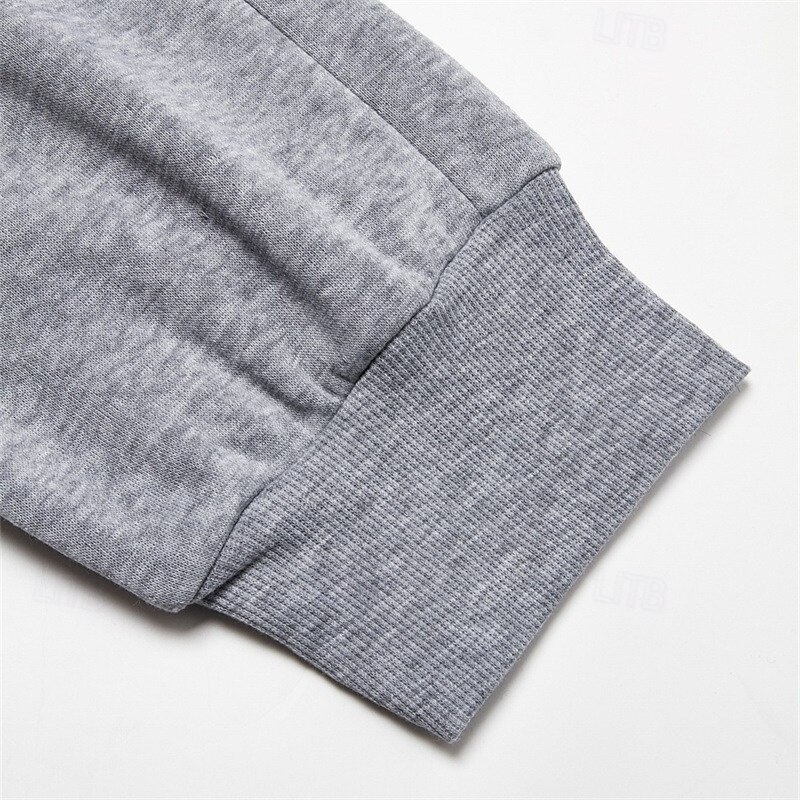 Homme Pantalon en polaire Joggings Joggeurs Pantalon Jogger Pantalons Cordon de serrage Uni Confort Doux Longueur complète Extérieur Quotidien Sortir Vacances Mode Noir bleu marine Élastique de 2025 ? $17.99 –P9