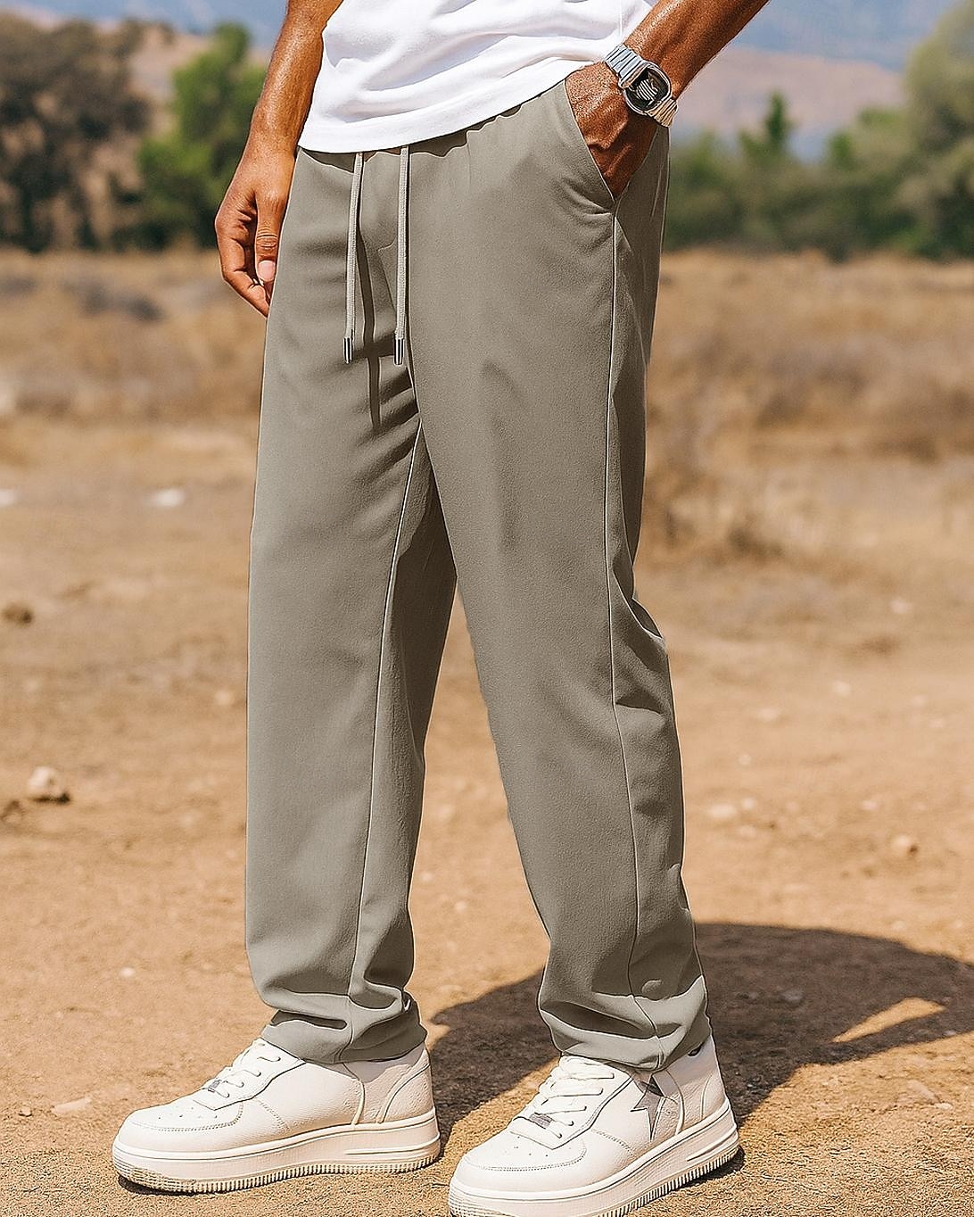 Men's Running Pants Sports Trousers Jogger Sweatpants Drawstring Pocket Straight Bottoms Gym Athleisure Workout Summer Spring Lightweight Breathable Fishing Hiking Running Loose Fit Sportswear 2026 - $22.99 –P5
