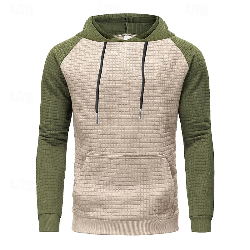 Bărbați Hanorac cu Glugă Caisă Negru Gri Deschis Gri Închis Gri Capișon Simplu Peteci Casual Zilnic Sporturi & Exterior Șic Stradă Misto Designer Primăvara & toamnă Îmbrăcăminte Hanorace hanorace 2026 - $24.99 –P6