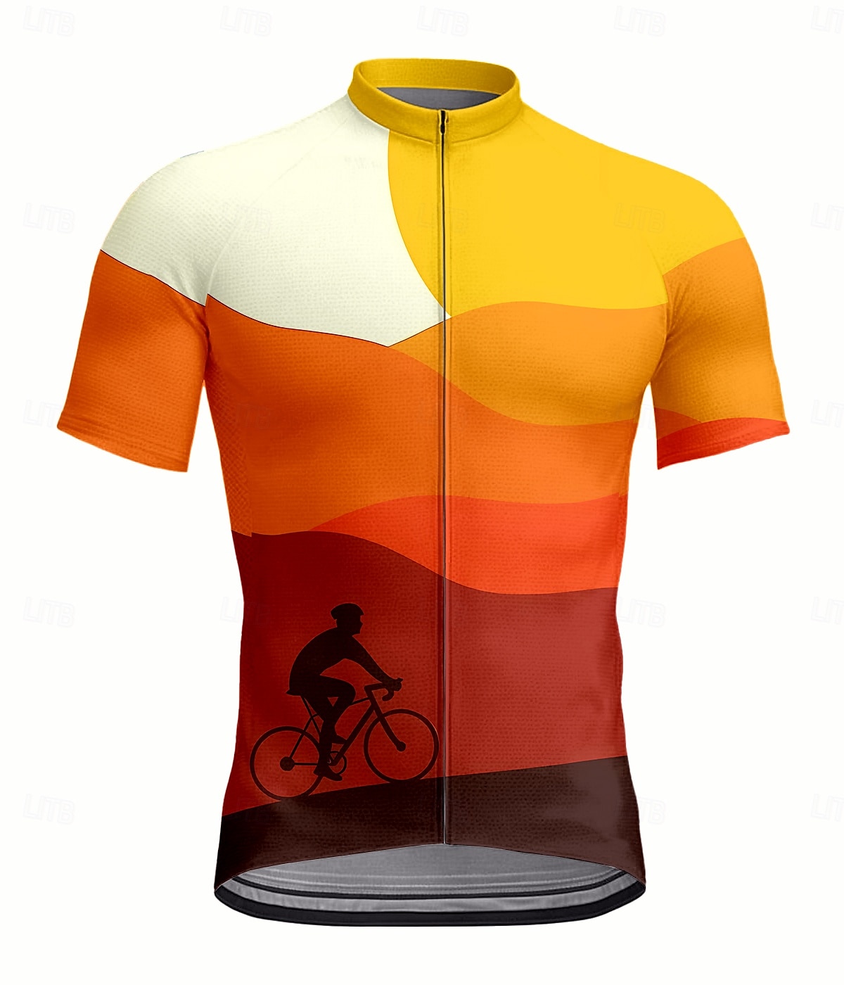 Homme Maillot et Collant Avec Bretelles Velo Cyclisme Maillot et Collant Velo Cyclisme Maillot de cyclisme Manche Courte Cyclisme Maillot Top avec 3 poches arrière Résistant aux UV Séchage Rapide de 2025 ? $25.99 –P1