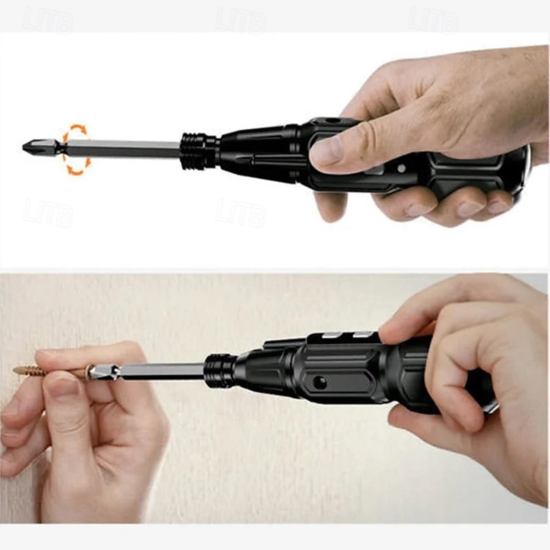 Multifunctionele elektrische schroevendraaier, USB-oplaadbaar, 3,6 V mini draadloze schroevendraaierset met bits voor doe-het-zelf reparatietaken in huis 2025 - $43.99 –P6