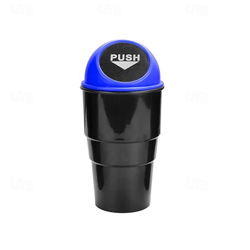 Mini cestino per rifiuti automatico con coperchio, portabicchieri impermeabile, contenitore per rifiuti da bracciolo, contenitore multifunzionale in plastica per l'interno del veicolo. del 2025 a $6.49 –P13