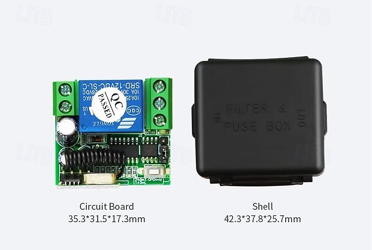 DC12V 1CH RF Wireless Remote Control Switches/Learniang Code Relay Receiver Power ON OFF Switch 433mhz 2025 - $17.99 –P2