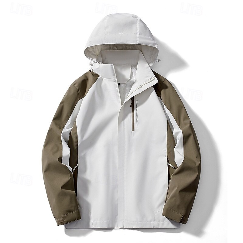 Hombre Cortavientos Chaqueta Chaqueta para senderismo Chaqueta rígida Al aire libre Impermeable Resistente al Viento Trajes de senderismo Ropa de senderismo Primavera Otoño Camiseta Camping 2025 - $35.99 –P3
