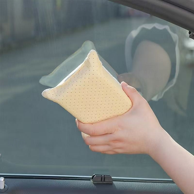 5 stuks Captain Clear Window Miracle-sponzen, grote, superabsorberende anti-condens reinigingspads voor autospiegels, glas en ramen, streeploos gebruik binnen en buiten, gemakkelijk schoon te maken, 2025 - $12.99 –P5