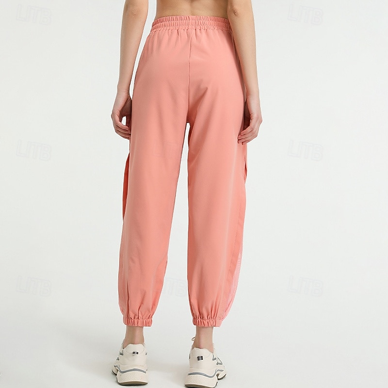 Mujer pantalones deportivos Pantalones cargo para exteriores Con bolsillos Alta cintura Gimnasio Voleibol Rutina de ejercicio Prendas de abajo Color sólido Negro Rosa Gris Deportes Ropa de Deporte 2025 - $23.99 –P8