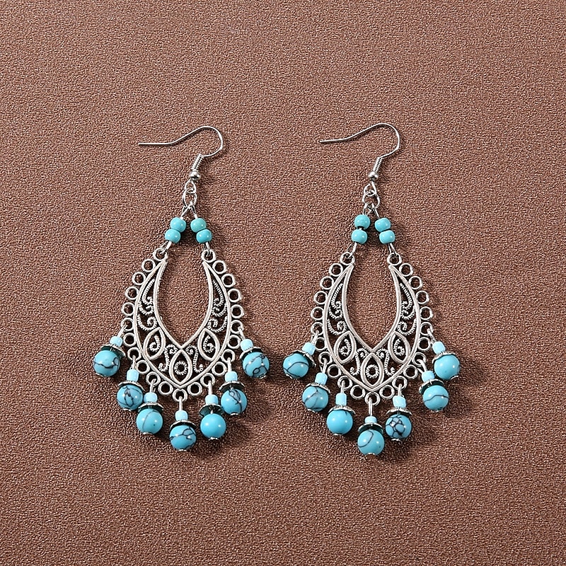 1 Pair Earrings For Women's Street Date Beach Alloy Vintage Style 2025 - $12.49 –P2