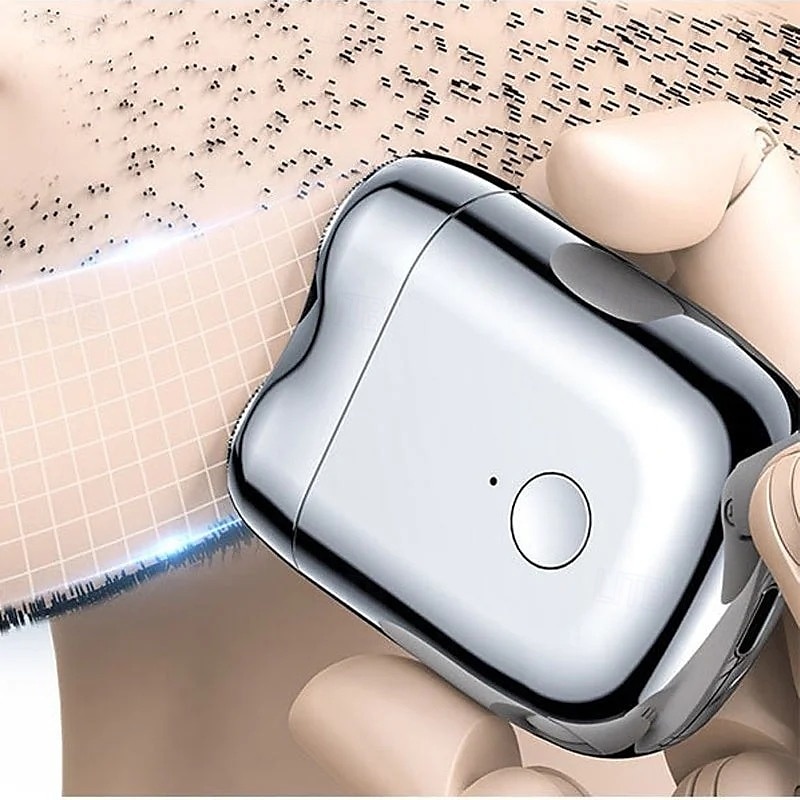 Waterproof Portable USB Men's Shaver Dual-Head Magnetic Mini Electric Razor Compact Beard Trimmer for Men Rechargeable USB Charging Travel Friendly Shaving Device 2025 - $20.99 –P2