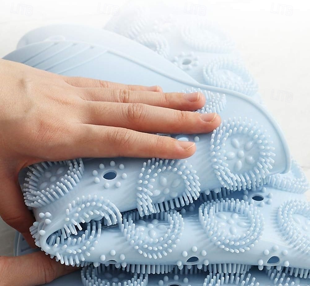 Shower Mat, Round Shower Stall Mat, PVC Bathtub Mat, Non Slip Bath Mat with Suction Cups and Drain Holes, Machine Washable for Bathroom Bathtub Swimming Pool 2026 - $15.99 –P4