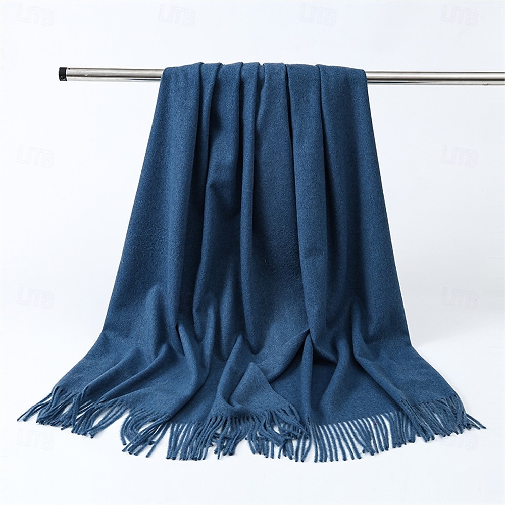 Pashmina-sjal, sjal til kvinner, stort vinterskjerf, myke sjal og sjal til aftenkjoler, sjal til bryllup 2025 - $37.99 –P16