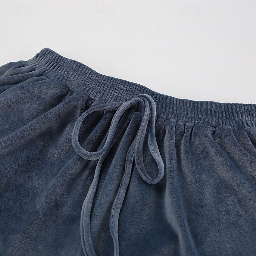 Damskie Moda Moda miejska Codzienny Dres Długi rękaw Kaptur Jednokolorowe Na zewnątrz Urlop Joga Niebieski Wiosna Regularny 2025 - $47.99 –P8