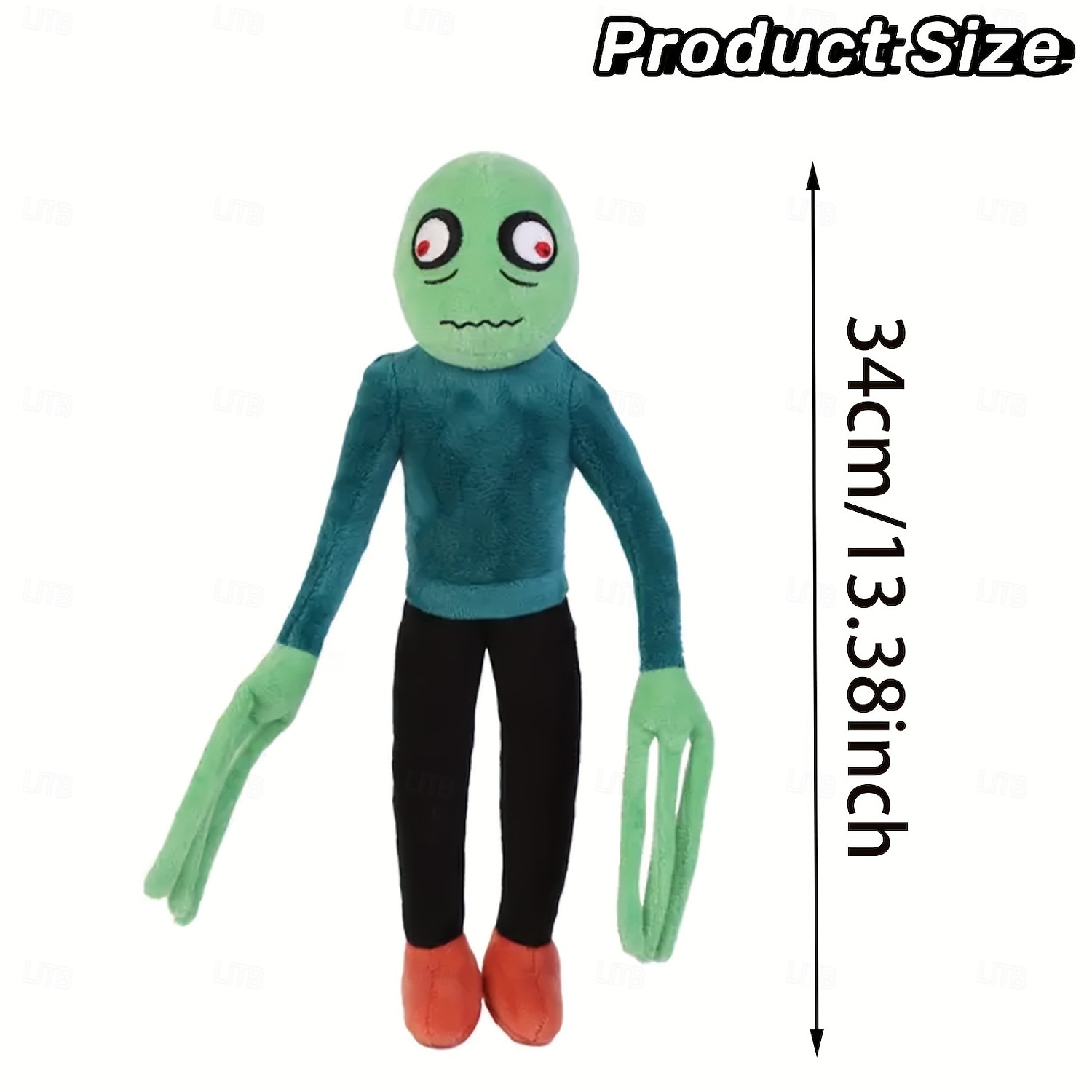 Soft Polyester Spooky Fingers Plush Toy 13.39" Horror-Themed Stuffed Character, Perfect for Halloween & Thanksgiving Decor, Safe for Ages 0-3, Green 2025 - $30.99 –P3