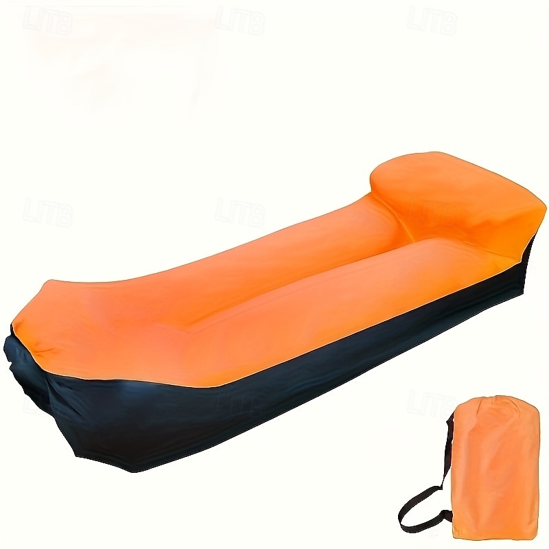 Divano letto gonfiabile pieghevole da esterno con cuscino, confezione da 1 - traspirante e resistente agli strappi &design portatile leggero antiscivolo per campeggio, spiaggia, feste all'aperto - del 2025 a $35.99 –P10