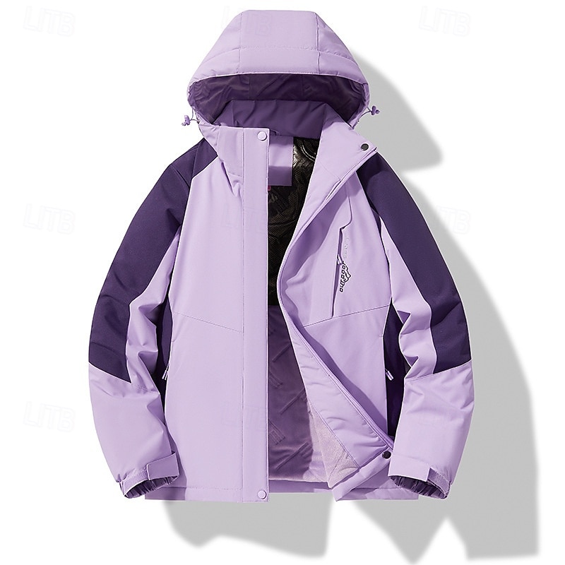 Mujer Chaqueta Softshell Chaqueta para senderismo Chaqueta térmica Al aire libre Impermeable Resistente al Viento Trajes de senderismo Ropa de senderismo Invierno Otoño Camiseta Camping / Senderismo 2025 - $66.99 –P1