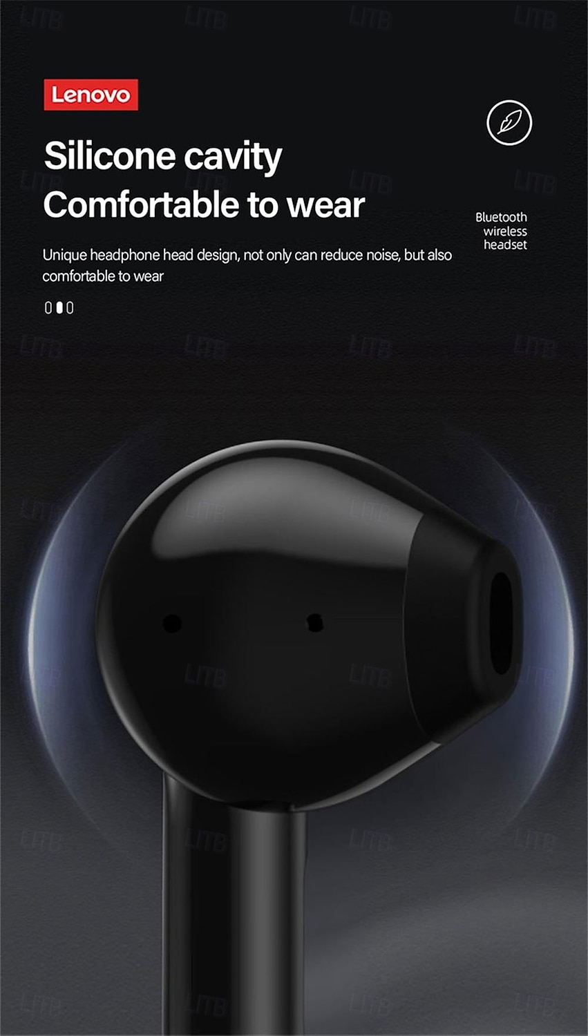 Lenovo LP12 True Wireless Headphones TWS Earbuds In Ear Bluetooth5.0 Stereo with Charging Box Built-in Mic for Apple Samsung Huawei Xiaomi MI  Everyday Use Traveling Cycling Mobile Phone 2025 - $31.99 –P10