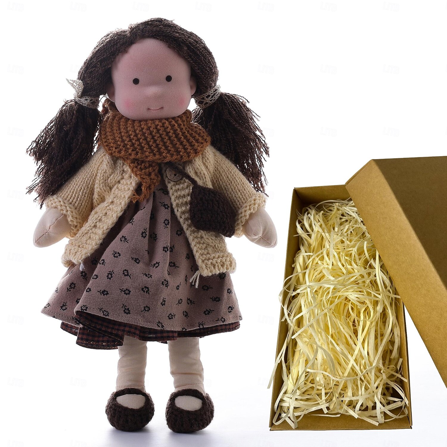 Waldorfpuppe, Künstlerpuppe, handgefertigt, Mini-Wechselpuppe, DIY-Puppe, Gr. Waldorf 2025 - $46.99 –P2