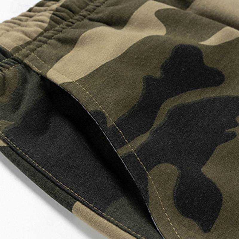 Herre Hattetrøje Joggedress sweatsuit Militærgrønn Kakifarget Med hette Kamuflasje Farge 2 deler Sport & Utendørs Daglig Ferie Polyester Gatemote Grunnleggende Fritid Vår Høst Klær Gensere Gensere 2025 - $46.99 –P13