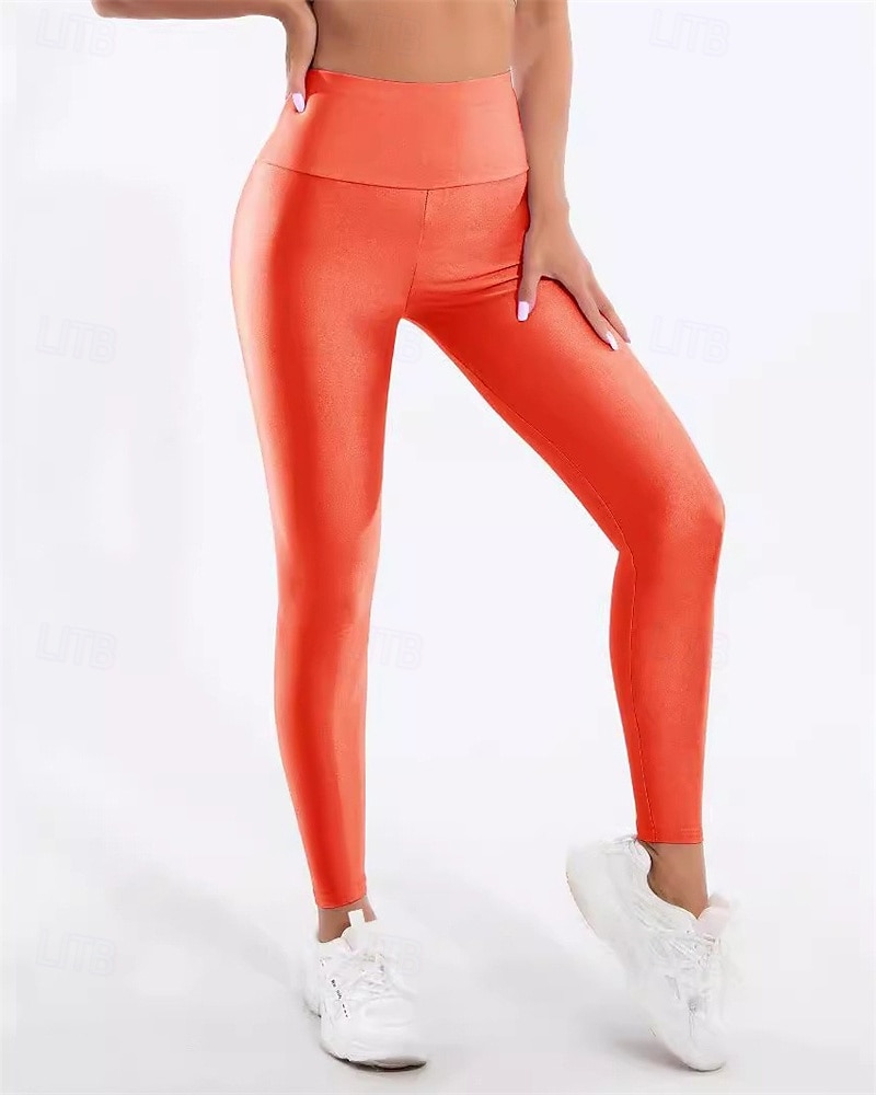 Dam Shorts Damasker Streetwear Ledigt Fullängd Hög midja Slät Elastisk midja Mateial som andas Elastisk Semester Gata Dagliga kläder Rödbrun Kamel Vin Svart Vår Höst Normal 2025 - $14.99 –P12