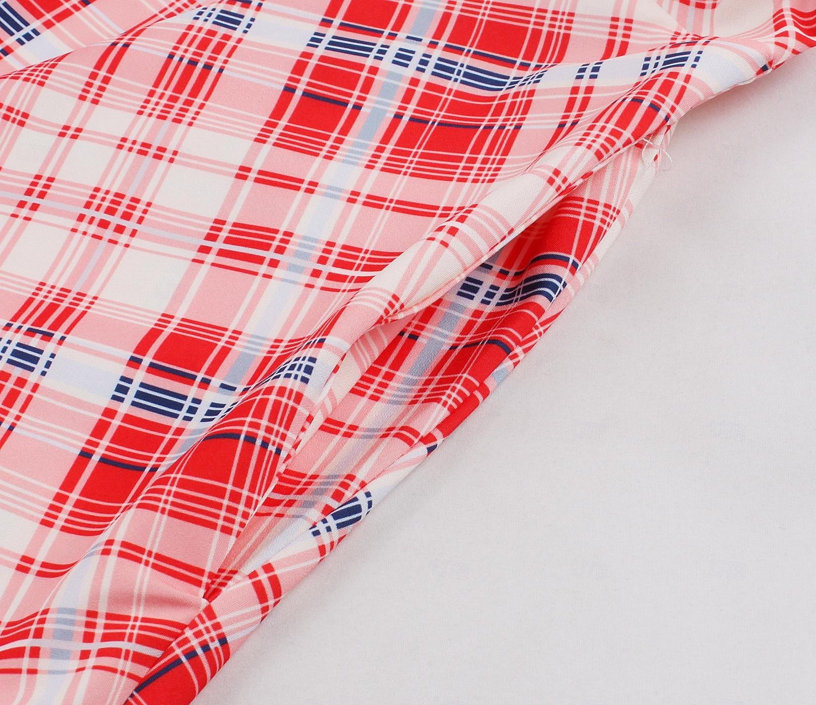 Retró 1950-es Rockabilly Déli Flapper ruha Swing ruha Spagetti szíj Fit and Flare Zsebekkel Kockás Női Álarcos mulatság Vakáció Hétköznapi Retro témájú buli Felnőttek Ruha Tavaszi nyár 2025 - $36.99 –P15