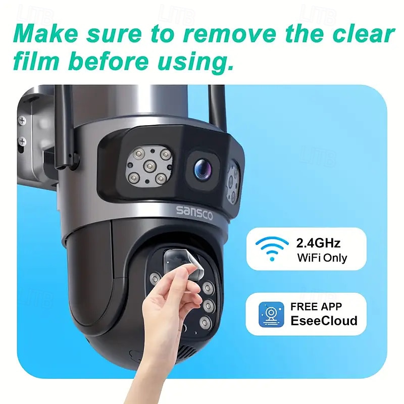 Dual-lens Solar-powered Wireless Outdoor Security Camera 8-megapixel Resolution 355 Pan-tilt Rotation With Colour Night Vision Spotlight/Alarm Motion Detection Two-way Intercom Wifi Monitoring. 2025 - $89.99 –P3