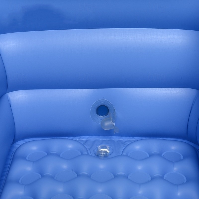 Vasca idromassaggio gonfiabile semplice, vasca idromassaggio portatile per esterni, vasca fredda con portabicchieri, poggiatesta, cuscino e pompa dell'aria elettrica wireless. Spa gonfiabile per bagno del 2025 a $140.99 –P3